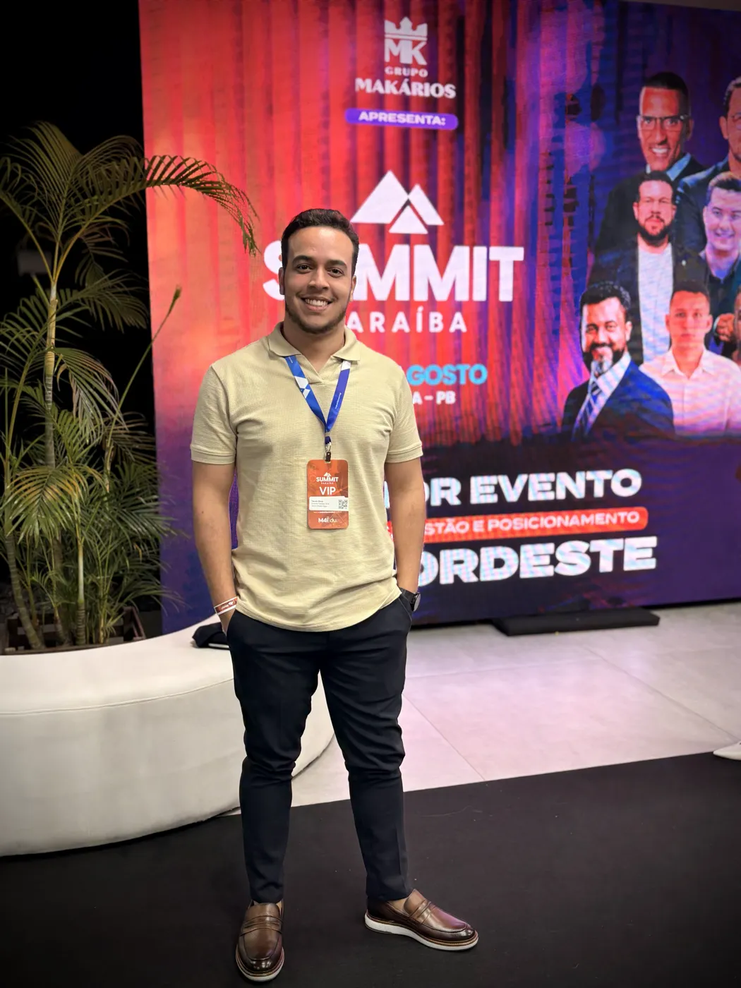 Tarcio no Summit Paraíba, evento de gestão e posicionamento